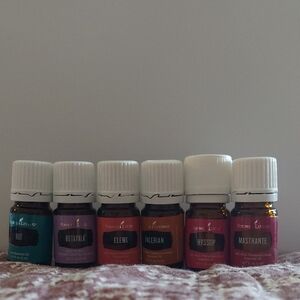 Young Living 5 ml Lot of Six Bottles